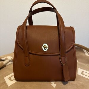 SOLD Coach Tan Leather Satchel